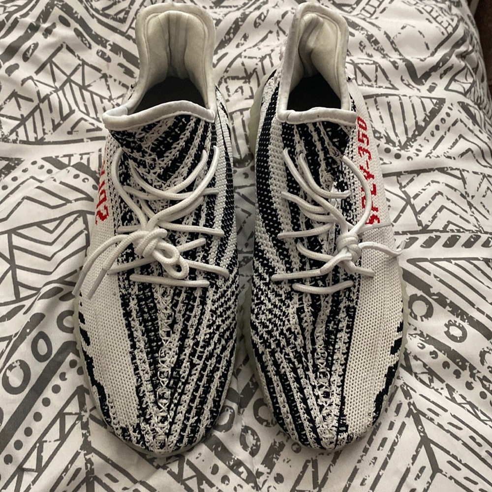 White yeezys